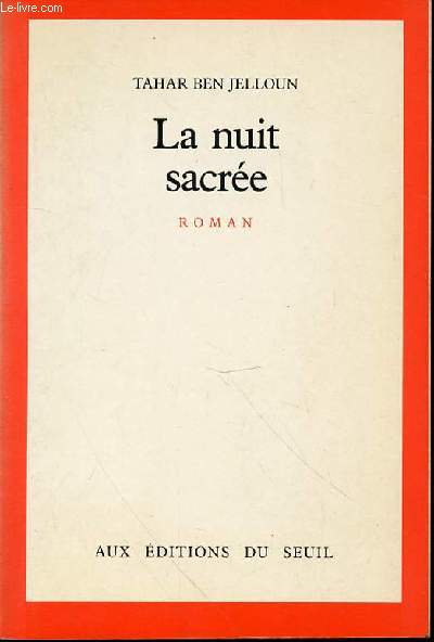 LA NUIT SACREE - ROMAN.