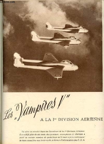 REVUE DES TROUPES DE L'ARMEE D'OCCUPATION N3 - Les vampires V  la premire division arienne / A Scheibenhard, le 19 mars 1945 / Traditions chasseurs au 29me B.C.P. au 3me B.C.P. / ETC.