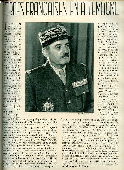REVUE DES TROUPES DE L'ARMEE D'OCCUPATION N8 - Forces franaises en Allemagne / Provence 1944 / Un homme et son oeuvre : Saint Exupry / Zid'l'Gouddem / Les anciens des Goums / La lettre de Paris / A la D.T.M.V.F. / ETC.
