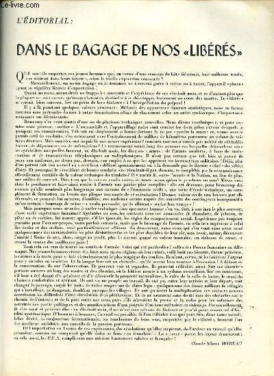 REVUE DES TROUPES DE L'ARMEE D'OCCUPATION N10 - Manoeuvres Equinoxe / Le 4me bataillon luxembourgeois aux manoeuvres Rose Bush / Aviation 1952-1910 / Prise de commandement au 29me B.C.P. / Le lettre de Paris / Images de Berlin / ETC.