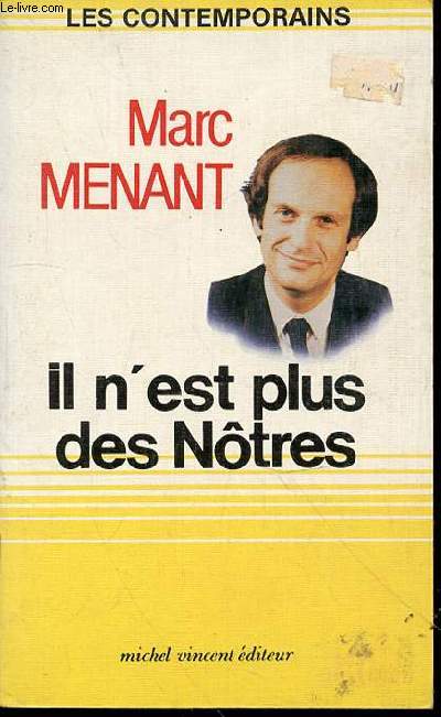 IL N'EST PLUS DES NOTRES - COLLECTION 