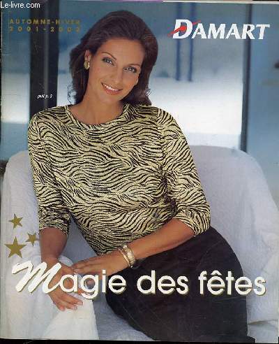 DAMART : MAGIE DES FETES - AUTOMNE-HIVER 2001-2002.