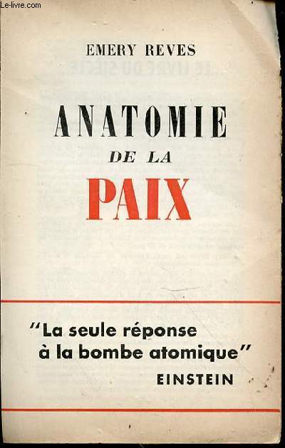 ANATOMIE DE LA PAIX.