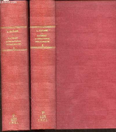 LE DROIT INTERNATIONAL PUBLIC POSITIF EN 2 TOMES : TOME 1 (La notion de droit international public, Structure de la socit internationale) + TOME 2 (Les modalits des relations juridiques internationales, Les comptences respectives des tats).