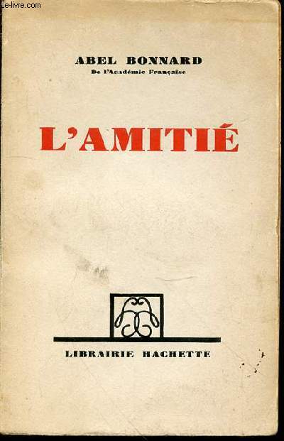 L'AMITIE.