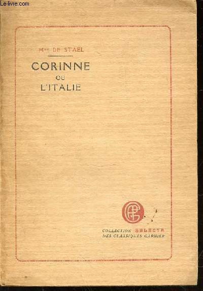 CORINNE OU L'ITALIE - COLLECTION 