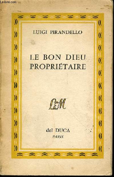 LE BON DIEU PROPRIETAIRE - NOUVELLES POUR UNE ANNEE : TOME VI.