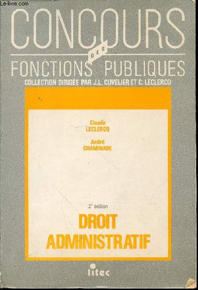 DROIT ADMINISTRATIF - COLLECTION 