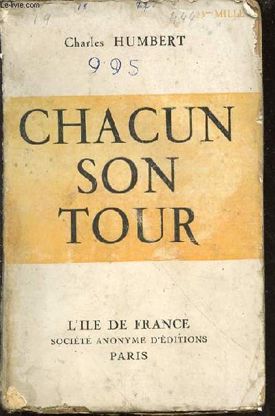 CHACUN SON TOUR.