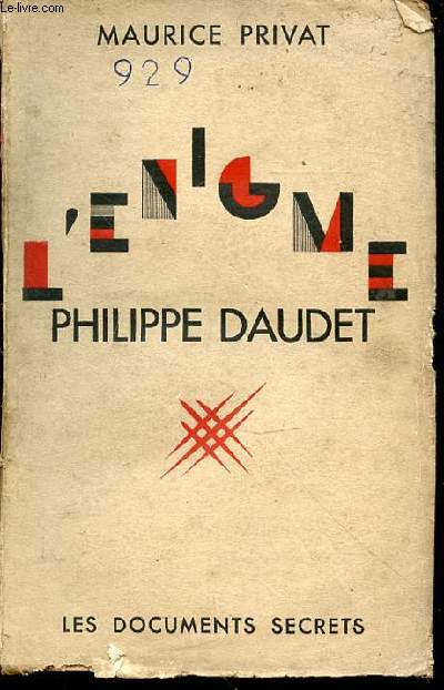 L'ENIGME PHILIPPE DAUDET.