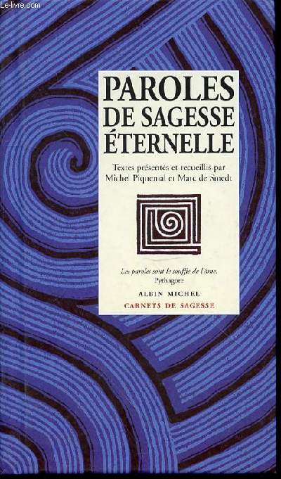 PAROLES DE SAGESSE ETERNELLE - COLLECTION 