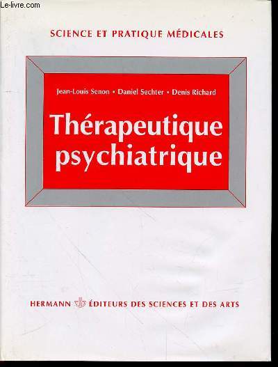 THERAPEUTIQUE PSYCHIATRIQUE - COLLECTION 