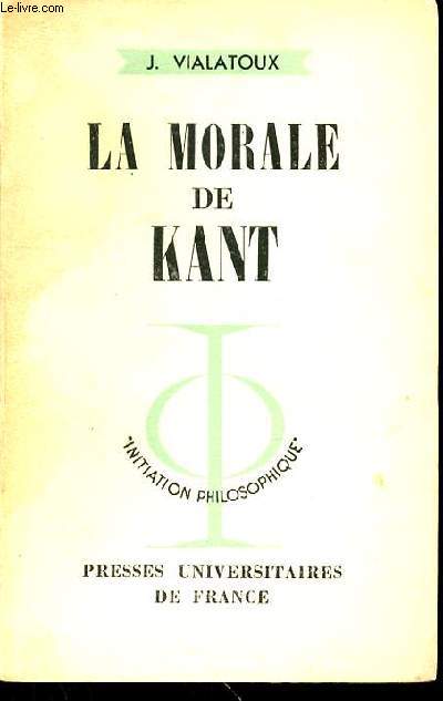 LA MORALE DE KANT - COLLECTION 