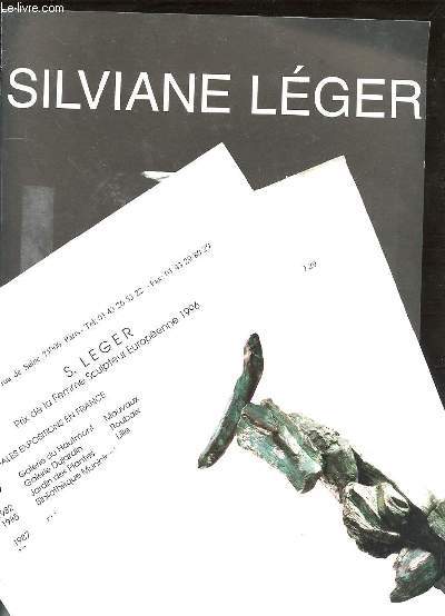 SILVIANE LEGER - UN PARCOURS, UNE OEUVRE - MUSEE DEPARTEMENTAL DE L'ABBAYE DE SAINT-RIQUIER - SOMME 14 SEPTEMBRE AU 17 NOVEMBRE 1996