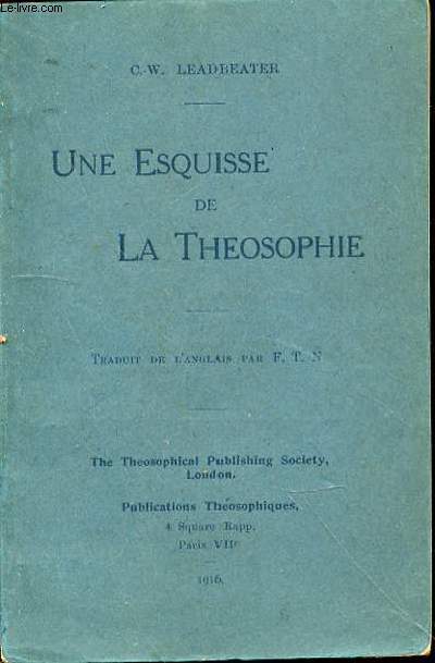 UNE ESQUISSE DE LA THEOSOPHIE