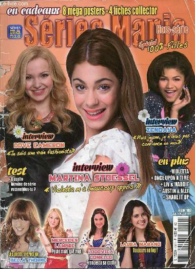 SERIES MANIA HS N102 - JANVIER-FEVRIER 2014 - SOMMAIRE : INTERVIEW DOVE CAMERON - INTREVIEW ZENDAYA - INTERVIEW MARTINA STOESSEL - TEST A QUELLE HEROINE RESSEMBLES TU?