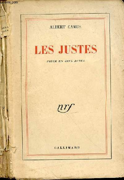 LES JUSTES PIECE EN 5 ACTES