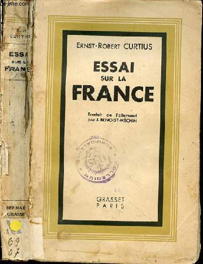 ESSAI SUR LA FRANCE - 9EME EDITION