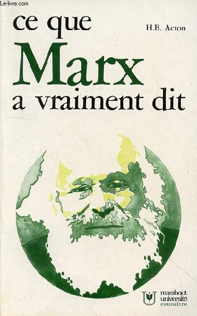 CE QUE MARX A VRAIMENT DIT