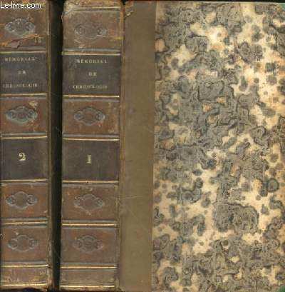 MEMORIAL PORTATIF DE CHRONOLOGIE, D'HISTOIRE INDUSTRIELLE, D'ECONOMIE POLITIQUE, DE BIOGRAPHIE, ECT... EN 2 TOMES -