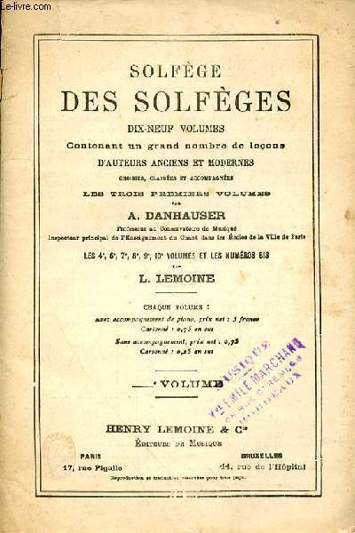 SOLFEGE DES SOLFEGES - 2e volume