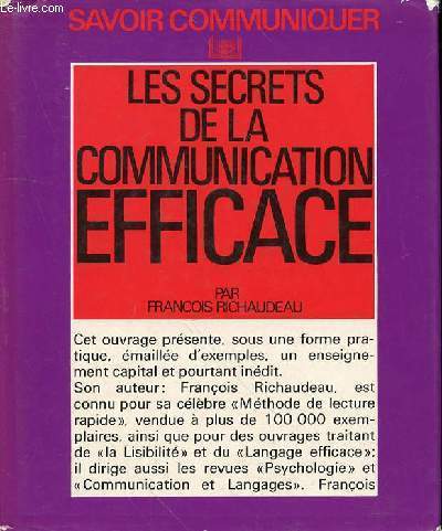 LES SECRETS DE LA COMMUNICATION EFFICACE