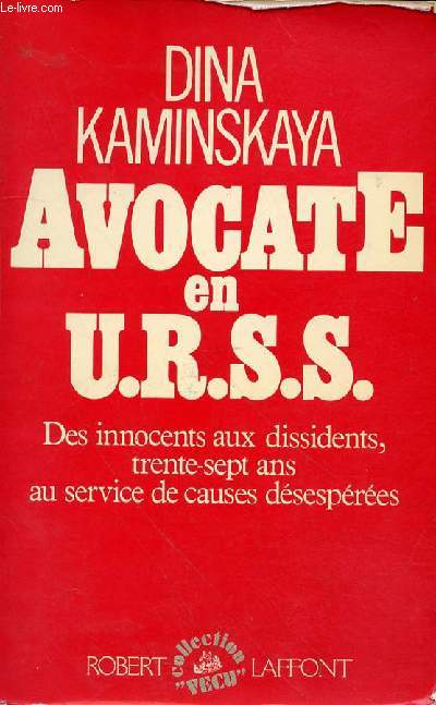 AVOCATE EN U.R.S.S