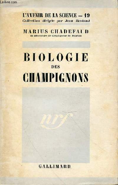 BIOLOGIE DES CHAMPIGNONS