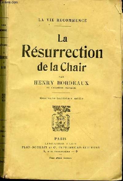 LA RESURRECTION DE LA CHAIR