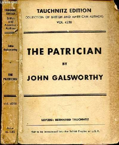 THE PATRICIAN VOLUME N4250