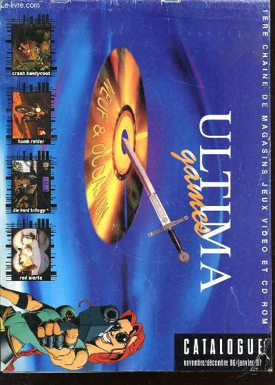 ULTIMA GAMES - CATALOGUE avec prix - NOVEMBRE/DECEMBRE 96 - JANVIER 97