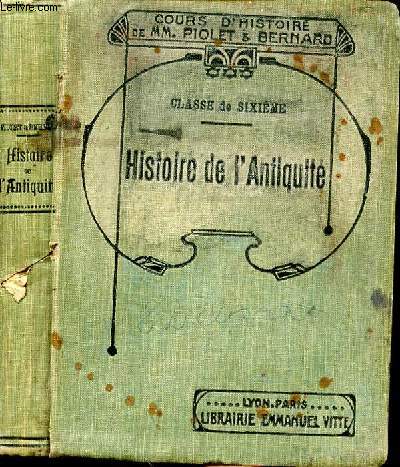 HISTOIRE DE L'ANTIQUITE