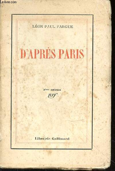 D'APRES PARIS - 2e EDITION