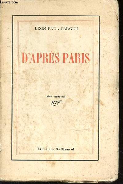 D'APRES PARIS - 2e EDITION