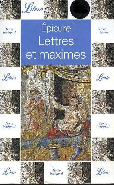 LETTRES ET MAXIMES