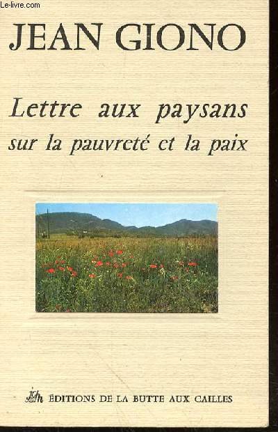 LETTRE AUX PAYSANS SUR LA PAUVRETE ET LA PAIX