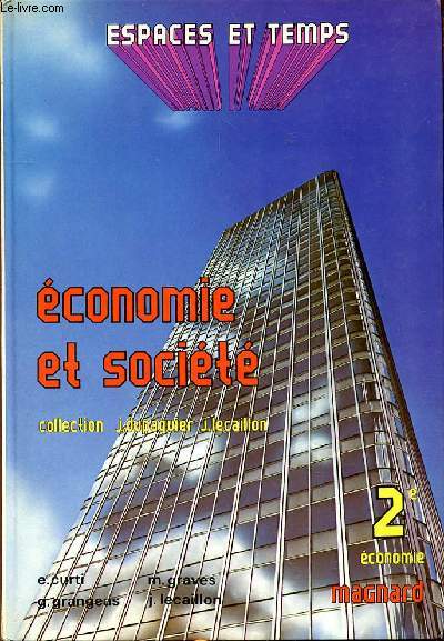 ECONOMIE ET SOCIETE