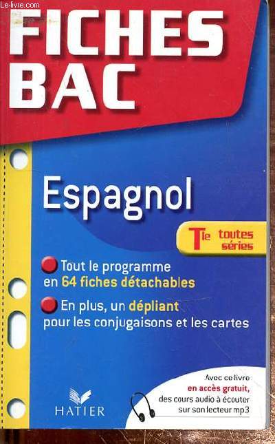 FICHES BAC - ESPAGNOL TLE TOUTES LES SERIES