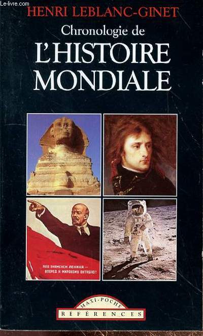 CHRONOLOGIE DE L'HISTOIRE MONDIALE