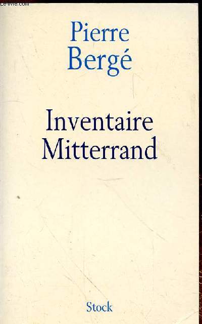 INVENTAIRE MITTERAND