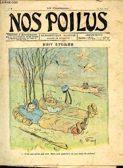 NOS POILUS N8 - 23 MAI 1915 - NUIT ETOILEE