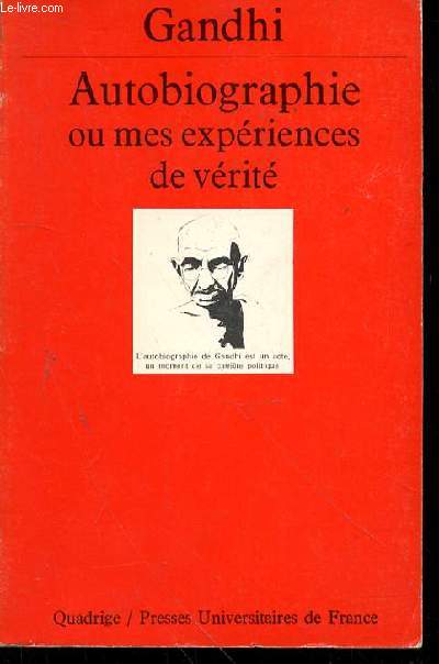 AUTOBIOGRAPHIE OU MES EXPERIENCES DE VERITE