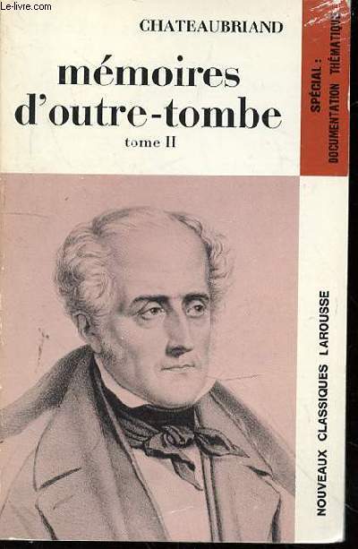 MEMOIRES D'OUTRE-TOMBE TOME II