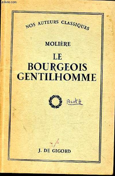 LE BOURGEOIS GENTILHOMME