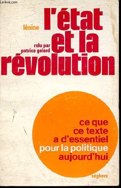 L'ETAT ET LA REVOLUTION