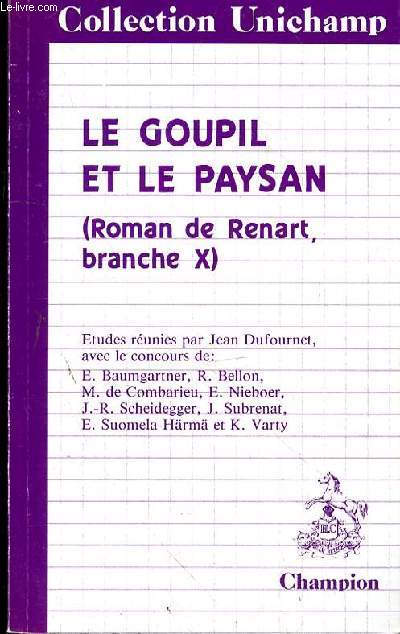 LE GOUPIL ET LE PAYSAN (ROMAN DE RENART, BRANCHE X)