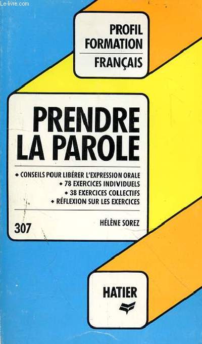 PRENDRE LA PAROLE N307