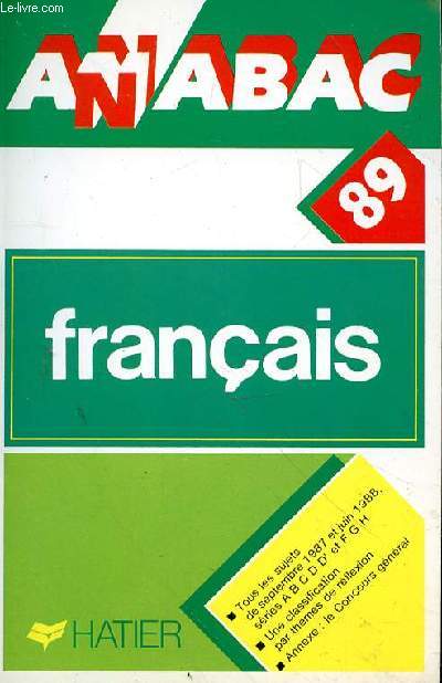 ANABAC 89 - FRANCAIS