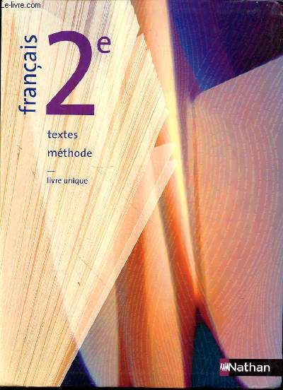 FRANCAIS 2e - TEXTES