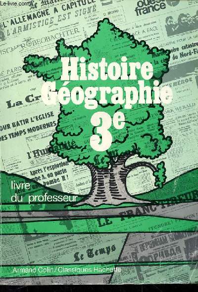 HISTOIRE GEOGRAPHIE 3e - LIVRE DU PROFESSEUR -